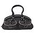 Borsa Christian Dior in pelle nera argento Auth ka5389M Nero - vista 13