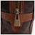 Céline CELINE Macadam Canvas Hand Bag PVC Leather Brown Gold Auth 193555 Golden - view 10