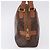 Céline CELINE Macadam Canvas Hand Bag PVC Leather Brown Gold Auth 193555 Golden - view 4