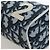 Christian Dior Trotter Canvas Pouch PVC Navy Silver Auth 191849V Silber Marineblau - Ansicht 14