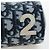 Christian Dior Trotter Canvas Pouch PVC Navy Silver Auth 191849V Silber Marineblau - Ansicht 8