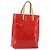LOUIS VUITTON Borsa Monogram Vernis Reade MM Rosso Rouge M91086 Auth am12088V