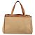 Céline Bolsa CELINE Macadam em PVC e couro Bege com detalhes dourados Auth ep15137 - vista 2