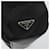 Borsa a tracolla PRADA Nylon Nero Argento Auth 193108V - vista 19