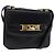 Céline Borsa a Spalla CELINE Horse Carriage in Pelle Nera e Oro Auth 194581 Nero D'oro