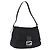 Borsa FENDI Mamma Baguette in pelle con perline Nero Argento 8BR001 Auth yk20665SAM