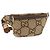 Borsa a tracolla GUCCI GG Canvas Beige Oro 696031 Auth mr2675A D'oro