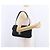 Borsa Salvatore Ferragamo Vala in tela nero argento Auth ka5410 - vista 26