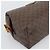 Céline CELINE Pouch in Tela Macadam PVC Pelle Marrone Oro Auth ki6759 D'oro - vista 14