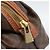 Céline CELINE Pouch in Tela Macadam PVC Pelle Marrone Oro Auth ki6759 D'oro - vista 8