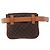 Céline Marsupio CELINE Macadam Canvas PVC Pelle Marrone Oro Auth 194626A D'oro - vista 2