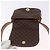 Céline Marsupio CELINE Macadam Canvas PVC Pelle Marrone Oro Auth 194626A D'oro - vista 9