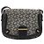 Céline Borsa a Spalla CELINE C Sulky Canvas Navy Gold Auth kk693 D'oro Blu navy - vista 13