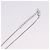 Collana Christian Dior Metallo Argento Auth ka5450 - vista 11