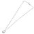 Collana Christian Dior Metallo Argento Auth ka5450 - vista 7