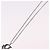 Collana Christian Dior Metallo Argento Auth ka5450 - vista 9