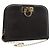 Borsa a catena Gancini Salvatore Ferragamo in pelle marrone scuro oro Auth 194570A