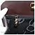 Borsa a catena Gancini Salvatore Ferragamo in pelle marrone scuro oro Auth 194570A - vista 20