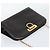 Borsa a catena Gancini Salvatore Ferragamo in pelle marrone scuro oro Auth 194570A - vista 6