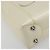 Borsa Christian Dior Maris Pearl in vernice bianco e argento Auth 193129A - vista 15