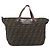 Borsa a Mano FENDI Zucca Canvas Nero Marrone Auth 190346 - vista 13