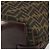 Borsa a Mano FENDI Zucca Canvas Nero Marrone Auth 190346 - vista 8
