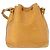 Borsa a Spalla LOUIS VUITTON Epi Petit Noe Giallo M44109 LV Auth 192667 - vista 2