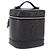 CHANEL COCO Mark Vanity Pouch per trucchi Caviar Skin Black Gold CC Auth ka5432 Nero