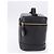 CHANEL COCO Mark Vanity Pouch per trucchi Caviar Skin Black Gold CC Auth ka5432 Nero - vista 4