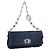 Borsa a tracolla in denim Miu Miu 2way Blu Argento Auth ka5347V