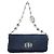 Borsa a tracolla in denim Miu Miu 2way Blu Argento Auth ka5347V - vista 13