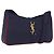 Borsa a tracolla SAINT LAURENT Nylon Navy Gold Tone 733294 Auth ka5349M Blu navy