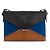Céline Borsa Medium Diamond Tricolour in pelle e scamosciato Marrone Nero Blu