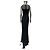 Valentino Abendkleid aus schwarzer Spitze und Seide Drapierung Größe 6 Gebraucht - Ansicht 2