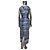 Christian Dior Raf Simons 2014 Gestreiftes Seidenkleid 38 Gebraucht - Ansicht 2
