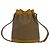 Gucci Vintage Micro GG Pattern Drawstring Shoulder Bag Brown - view 3