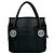 Borsa Chanel in pelle di vitello martellata nera Nero