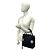 Borsa Chanel in pelle di vitello martellata nera Nero - vista 2