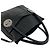 Borsa Chanel in pelle di vitello martellata nera Nero - vista 4