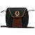 Gucci Vintage Micro GG Muster Leder Schultertasche Braun Schwarz