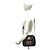 Gucci Vintage Micro GG Muster Leder Schultertasche Braun Schwarz - Ansicht 2