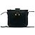 Loewe Vintage Anagram Logo Leder Schultertasche Schwarz