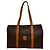 Céline CELINE Vintage Macadam Blazon Ledertasche Braun