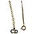 Collana Christian Dior CD Logo Motif Cuore Oro D'oro - vista 5