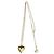 Collana Christian Dior CD Logo Motif Cuore Oro D'oro - vista 6
