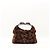 Borsa Hobo Gucci Monogram in pelliccia Marrone