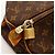 Borsa da viaggio Louis Vuitton Keepall 55 Monogram Canvas Marrone Monogramma - vista 7