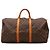 Borsa da viaggio Louis Vuitton Keepall 55 Monogram Canvas Marrone Monogramma
