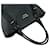 Prada Logo Hardware Leder Mini Tote Bag Schwarz - Ansicht 4