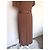 Autre Marque Cider Braunes Rippstrick Maxi-Kleid mit Gürtel - Ansicht 4